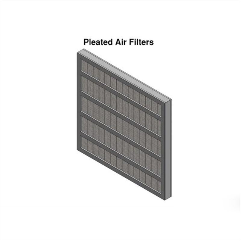 Residential pleated air filter
