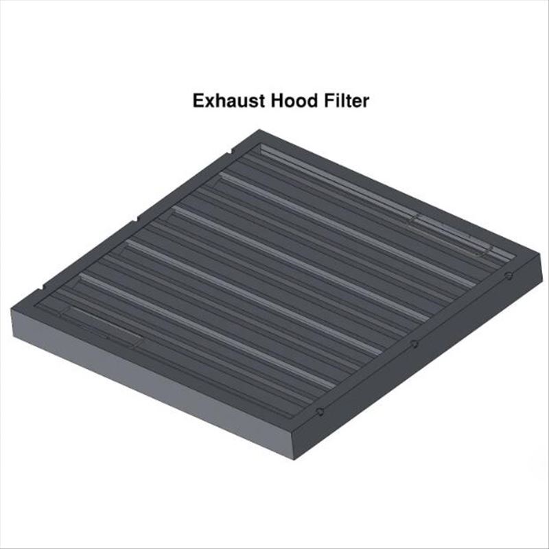 Exhaust hood filters