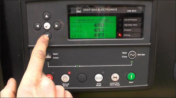 generator control panel