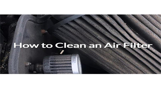 How to clean the air filter